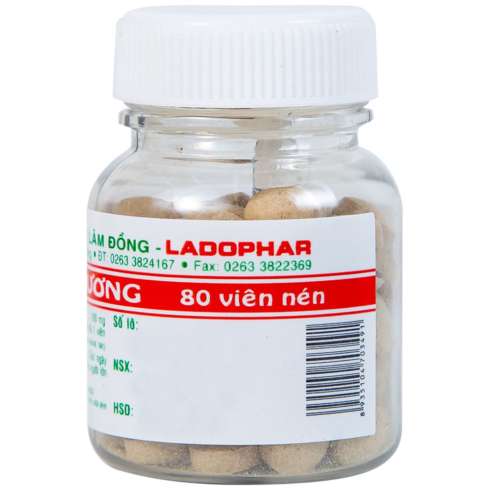  Viên uống Vân Mộc Hương Ladophar hỗ trợ giảm các triệu chứng rối loạn tiêu hóa (80 viên) 