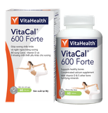  Viên uống Vitacal 600 Forte VitaHealth hỗ trợ hệ xương và răng chắc khỏe (60 viên) 