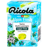  Kẹo ngậm không đường Ricola Alpin Fresh hỗ trợ thông cổ, mát họng, giảm ho (40g) 