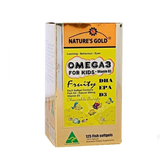  Thực phẩm bảo vệ sức khỏe Omega 3 For Kids + Vitamin D3 - Nature's Gold (125 viên) 