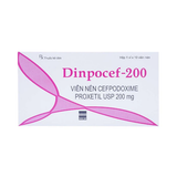  Thuốc Dinpocef-200mg hỗ trợ điều trị nhiễm trùng (Hộp10 viên) 