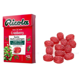  Kẹo ngậm không đường Ricola Cranberry hỗ trợ thông cổ, mát họng, giảm ho (40g) 