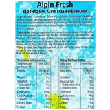  Kẹo ngậm không đường Ricola Alpin Fresh hỗ trợ thông cổ, mát họng, giảm ho (40g) 