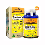  Thực phẩm bảo vệ sức khỏe Omega 3 For Kids + Vitamin D3 - Nature's Gold (125 viên) 