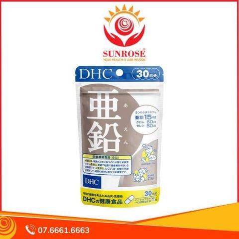  Viên uống DHC Zinc bổ sung kẽm cho cơ thể, hỗ trợ duy trì sức khỏe (30 viên) 