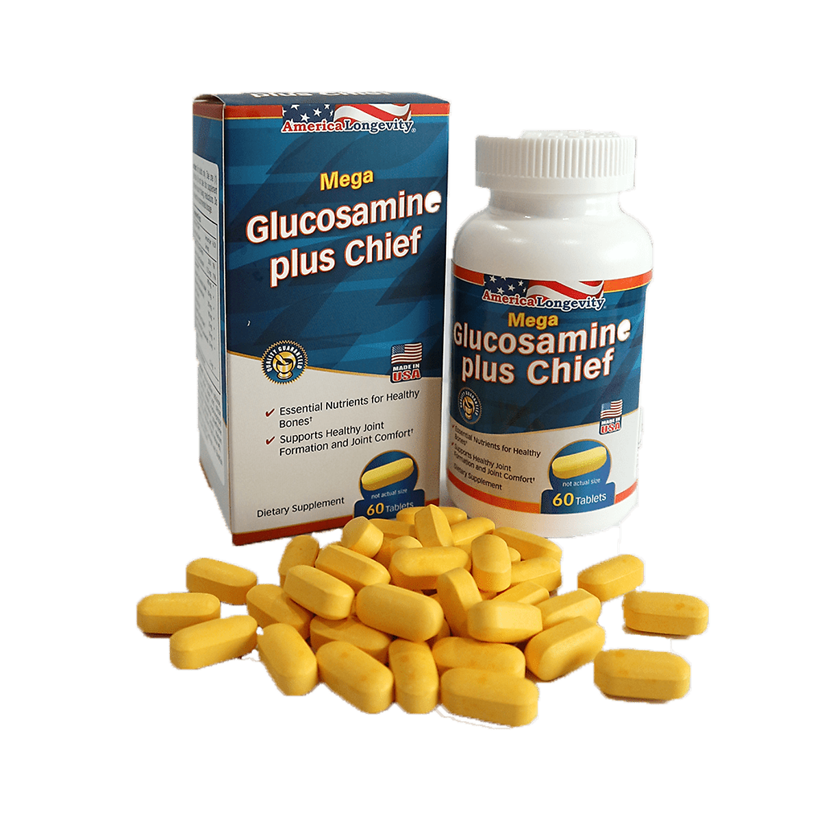 Thực phẩm BVSK Viên Uống Hỗ Trợ Xương Khớp Glucosamine Plus Chief