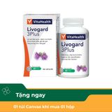  Viên uống bổ gan Livogard 3Plus- giúp tăng cường chức năng gan, thanh nhiệt giải độc gan (60 viên) 