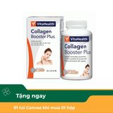  Viên uống VitaHealth Collagen Booster Plus giúp đẹp da, hạn chế lão hóa (60 viên) 