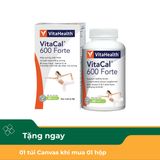  Viên uống Vitacal 600 Forte VitaHealth hỗ trợ hệ xương và răng chắc khỏe (60 viên) 