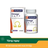  Viên uống VitaHealth Omega 3,6,7,9 bổ mắt, ngừa xơ vữa động mạch hộp (30 viên) 
