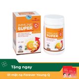  Viên uống hỗ trợ tăng sức đề kháng LunaRosaQ Immune Super C+ (Hộp 60 viên) 