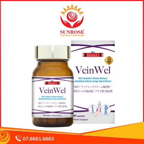  Thực phẩm bảo vệ sức khỏe Bewel Veinwel (45 viên) 