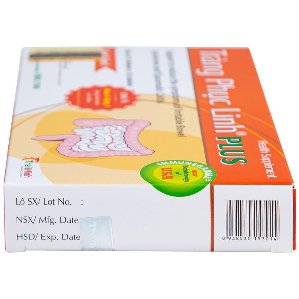  Viên uống Tràng Phục Linh Plus Thái Minh hỗ trợ giảm các triệu chứng của hội chứng ruột (2 vỉ x 10 viên) 