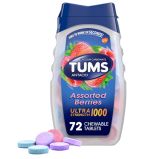  Tums Antacid Ultra Strength - Kẹo Ngậm Giảm Đầy Hơi Khó Tiêu, Trả Lại Cảm Giác Thoải Mái, Ngon Miệng 