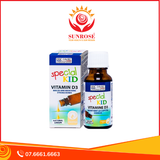  Siro Special Kid Vitamine D3 hỗ trợ hấp thu Calci, phát triển xương và răng ở trẻ (20ml) 