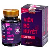  Viên Bổ Huyết Siberia - Sản Phẩm Hỗ Trợ Bồi Bổ Cơ Thể & Ngăn Nguy Cơ Thiếu Máu 