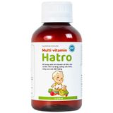  Siro Multi Vitamin Hatro hỗ trợ tăng cường sức khỏe, nâng cao sức đề kháng (120ml) 