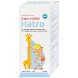  Siro Canxi + D3K2 Hatro bổ sung canxi giúp xương, răng chắc khỏe (120ml) 