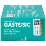  Viên uống Gastosic CVI Pharma giúp tiêu hóa tốt, bảo vệ niêm mạc dạ dày (3 vỉ x 10 viên) 