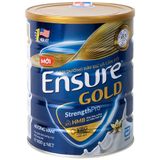  Sữa bột Ensure Gold StrengthPro Abbott hương vani tăng cường sức khỏe khối cơ, tăng miễn dịch (800g) 