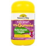  Viên nhai Kids Smart Vita Gummies cung cấp vitamin cần thiết và chất dinh dưỡng từ rau củ (60 viên) 