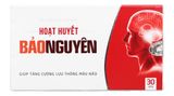  Hoạt huyết Bảo Nguyên giúp tăng cường lưu thông máu não hộp 30 viên 