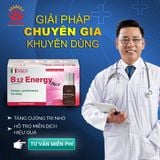  B12 ENERGY MAX  chai uống Tpbvsk - Cung Cấp Năng Lượng, Chuẩn Italy, Hộp 10 chai x 10 ml 