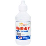  Cồn trắng 90 độ Vĩnh Phúc hỗ trợ sát trùng vết thương ngoài (60ml) 