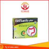 Bột uống BifiSanfo Plus bổ sung men vi sinh hỗ trợ hệ tiêu hóa (Hộp 12 gói) 