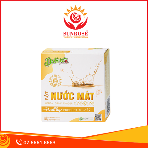  Bột Nước Mát Herbal Drink Powder Datino thanh nhiệt, giải độc, mát gan, lợi tiểu (10 gói x 8g) 