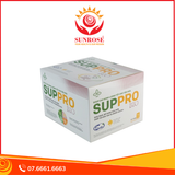  SUPPRO BIO gói uống Tpbvsk - Dinh Dưỡng Cao Năng Lượng, Giàu Đạm, hổ trợ táo bón, đầy hơi, Vị Gạo Sữa, Xuất xứ Việt Nam, 12 gói/Hộp 