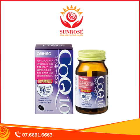  Thực phẩm bảo vệ sức khỏe Coenzyme Q10 - 90 viên 