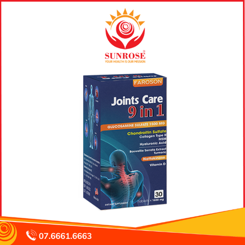  Thực phẩm bảo vệ sức khỏe FAROSON JOINTS CARE 9 IN 1 (30 Viên) 