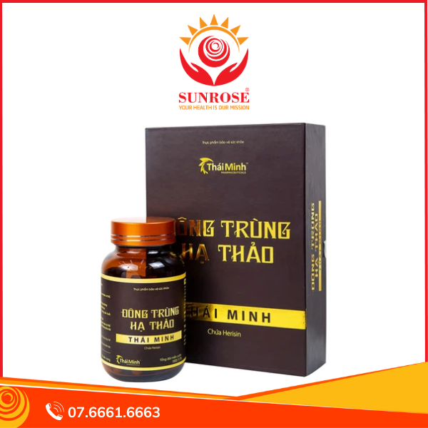  Thực phẩm bảo vệ sức khỏe Đông Trùng Hạ Thảo Thái Minh (30 viên) 