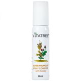  Xịt keo ong Vitatree Super Propolis Spray Complex With Honey hỗ trợ chống oxy hóa, giảm đau rát họng (30ml) 