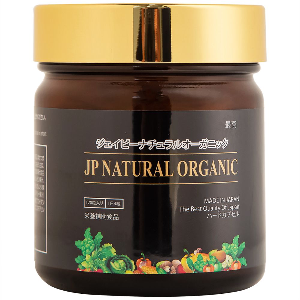  Viên uống JP Natural Organic bổ sung vitamin khoáng chất và chất xơ cho cơ thể (120 viên) 