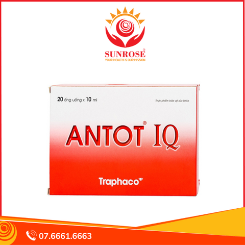  Dung dịch Antot IQ Traphaco hỗ trợ sự phát triển não bộ, giúp trẻ ăn ngon miệng (20 ống x 10ml) 