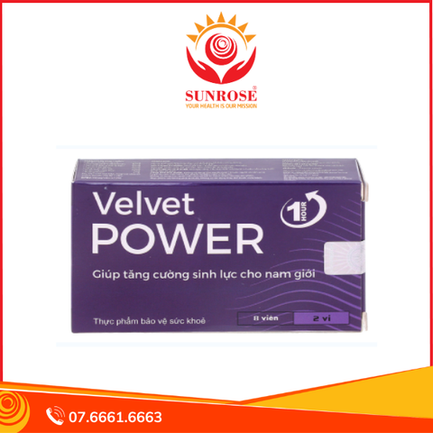  Viên tăng cường sinh lý nam Hauora Velvet Power 1H (Hộp 2 vỉ x 4 viên) 