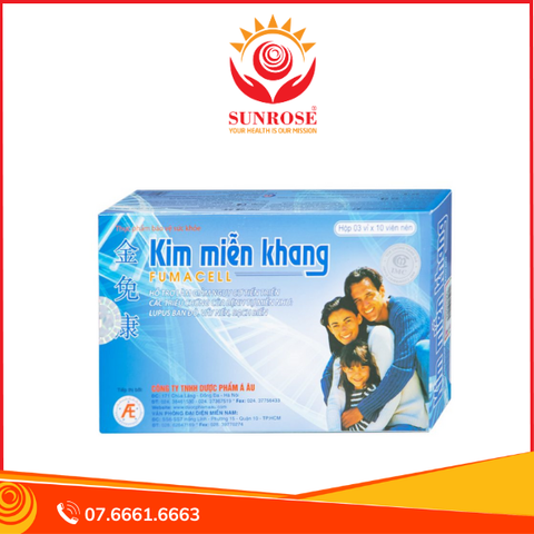  Viên uống Kim Miễn Khang IMC tăng cường năng lượng cho tế bào miễn dịch (3 vỉ x 10 viên) 