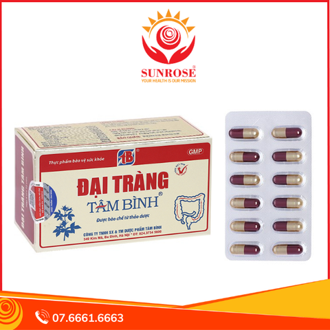  Đại tràng Tâm Bình hỗ trợ giảm viêm đại tràng hộp 60 viên 