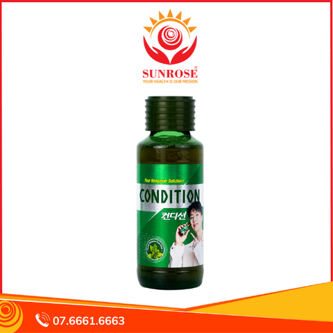  Thực phẩm bảo vệ sức khỏe Condition hỗ trợ giải độc gan, giải rượu (100ml) 