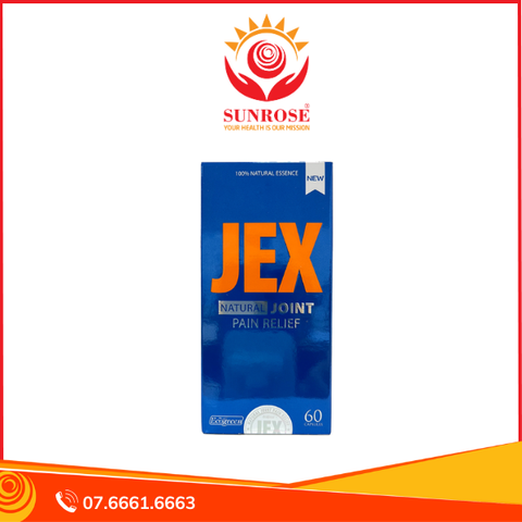  Viên uống  JEX Ecogreen hỗ trợ giảm đau trong thoái hoá khớp, viêm khớp ( Hộp 60 viên) 