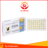 D-Pearls Vitamin D3 1000IU giúp bổ sung vitamin D hộp 80 viên 