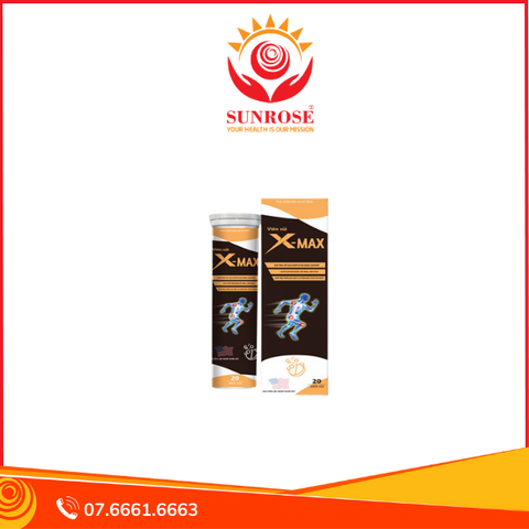  Viên Sủi Xmax - Hỗ Trợ Giảm Đau Nhức Xương Khớp 