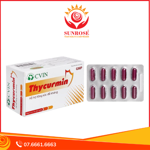  Cvin Thycurmin hỗ trợ tăng đề kháng hộp 60 viên 