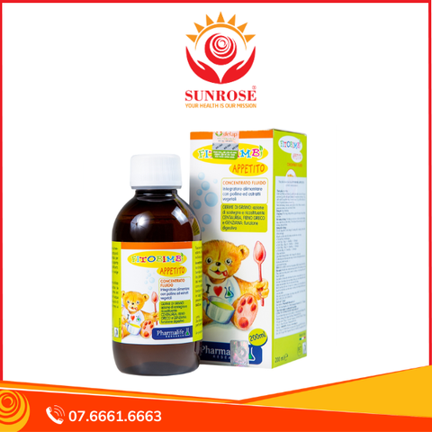  Dung dịch Fitobimbi Appetito hỗ trợ tăng cường tiêu hóa (200ml) 