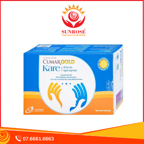  Cumargold Kare tăng đề kháng, hỗ trợ giảm nguy cơ ung bướu hộp 30 viên 