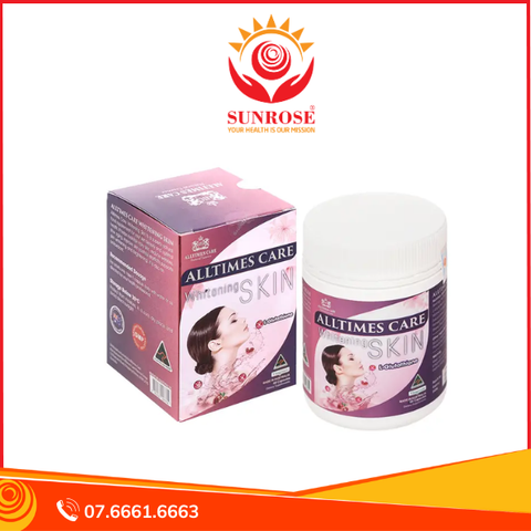  Alltimes Care Whitening Skin hỗ trợ trắng da, chống lão hóa hộp 60 viên 