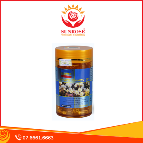  Tinh dầu hoa anh thảo Costar Evening Primrose Oil hỗ trợ nội tiết tố nữ (Lọ 100 viên) 