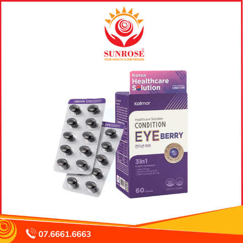  Condition Eye Berry hỗ trợ tăng cường thị lực hộp 60 viên 